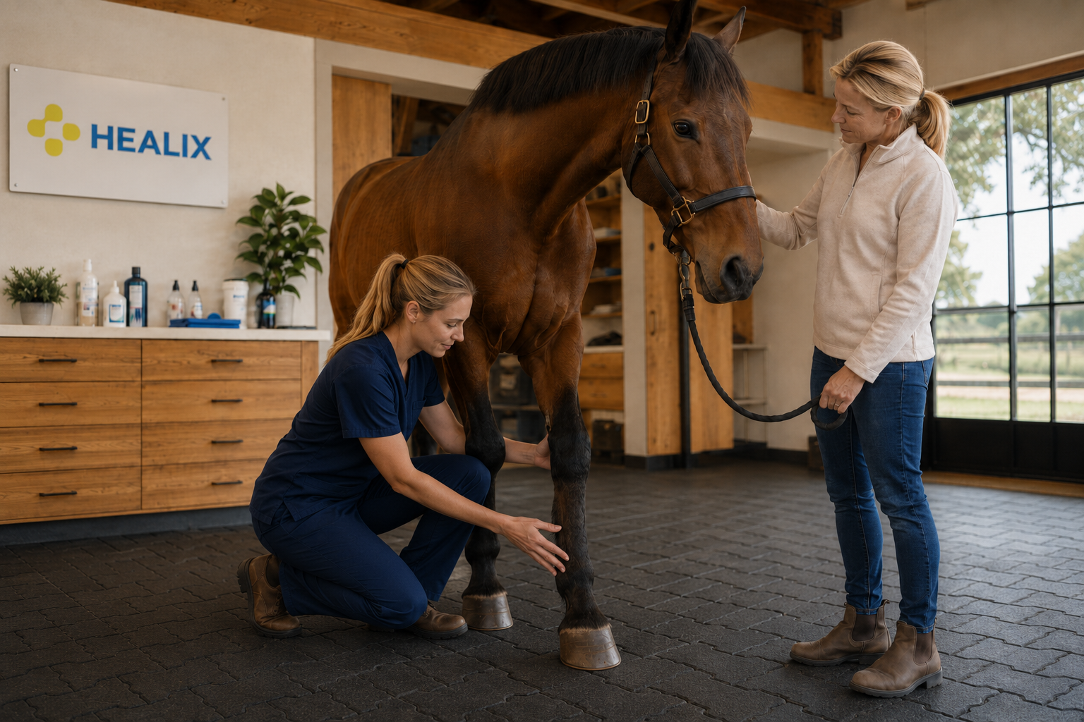 horse wound healing laser therapy