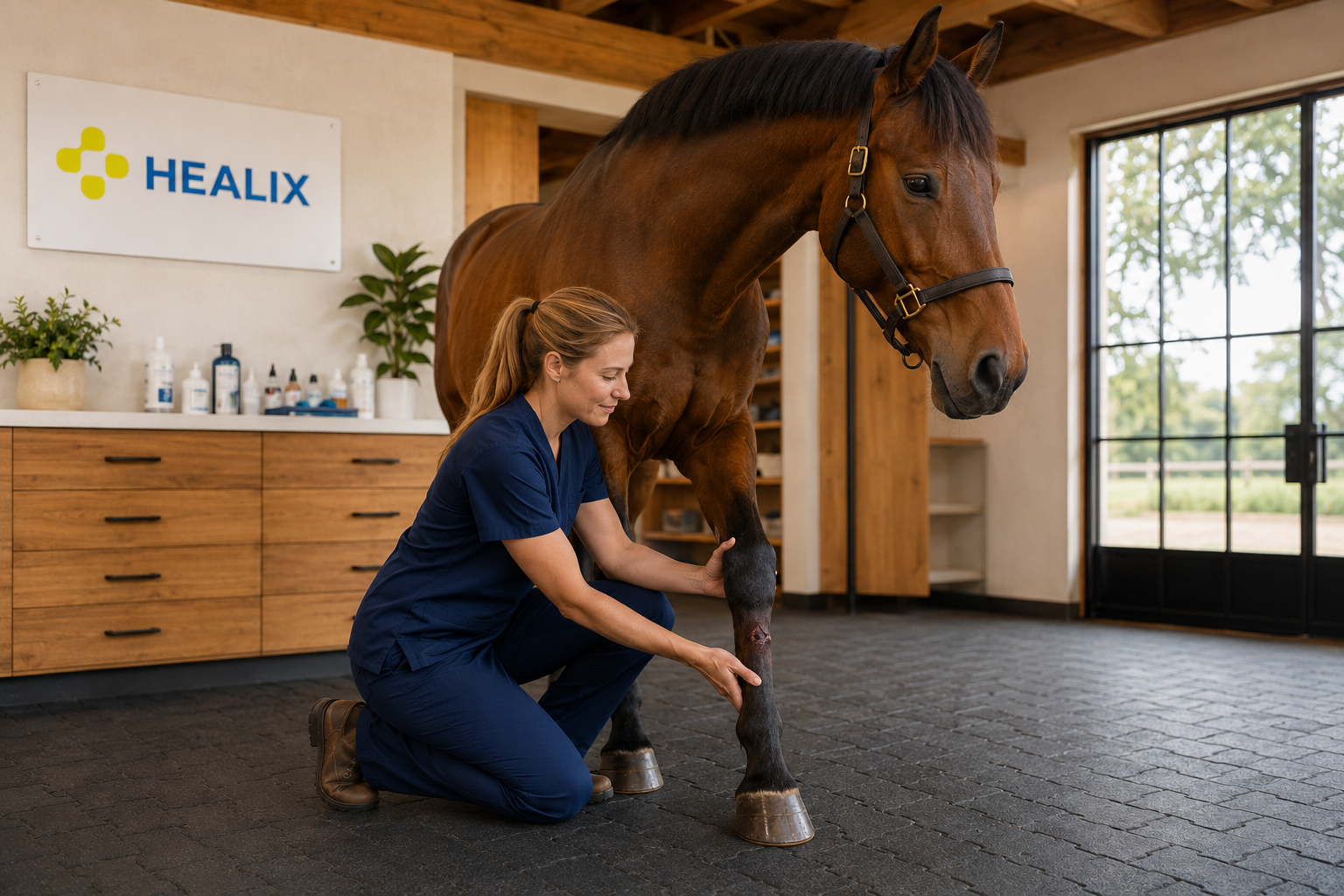 laser therapy for horse wounds